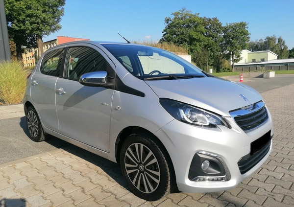 Peugeot 108 cena 29900 przebieg: 48000, rok produkcji 2017 z Bytom małe 137